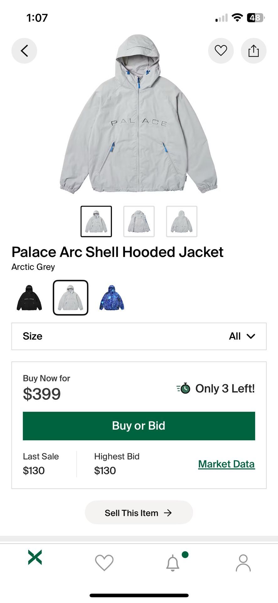 Palace Rain Jacket (XL)