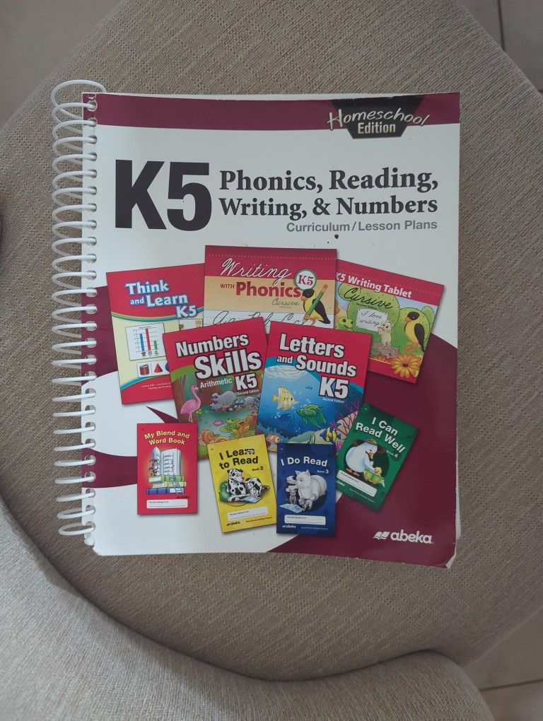 Abeka K5 Phonics, Reading, Writing, And Numbers Curriculum, Kindergarten Grade