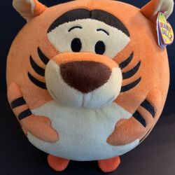 TY Beanie Ballz Disney's Tigger 8 inch Round Plush Toy NWT