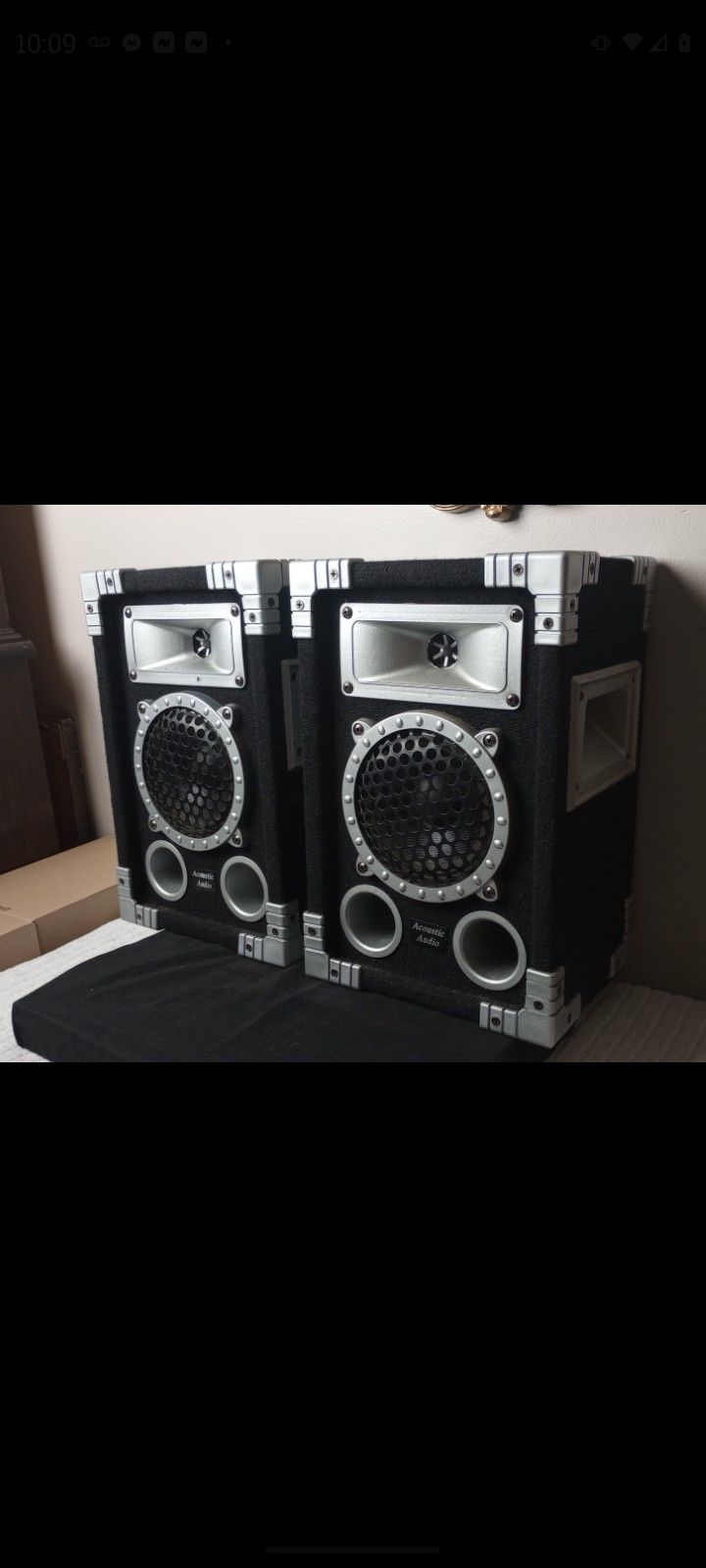 Acoustic Audio GX-350 PA Karaoke DJ Speakers 1000W 2 Way Pair