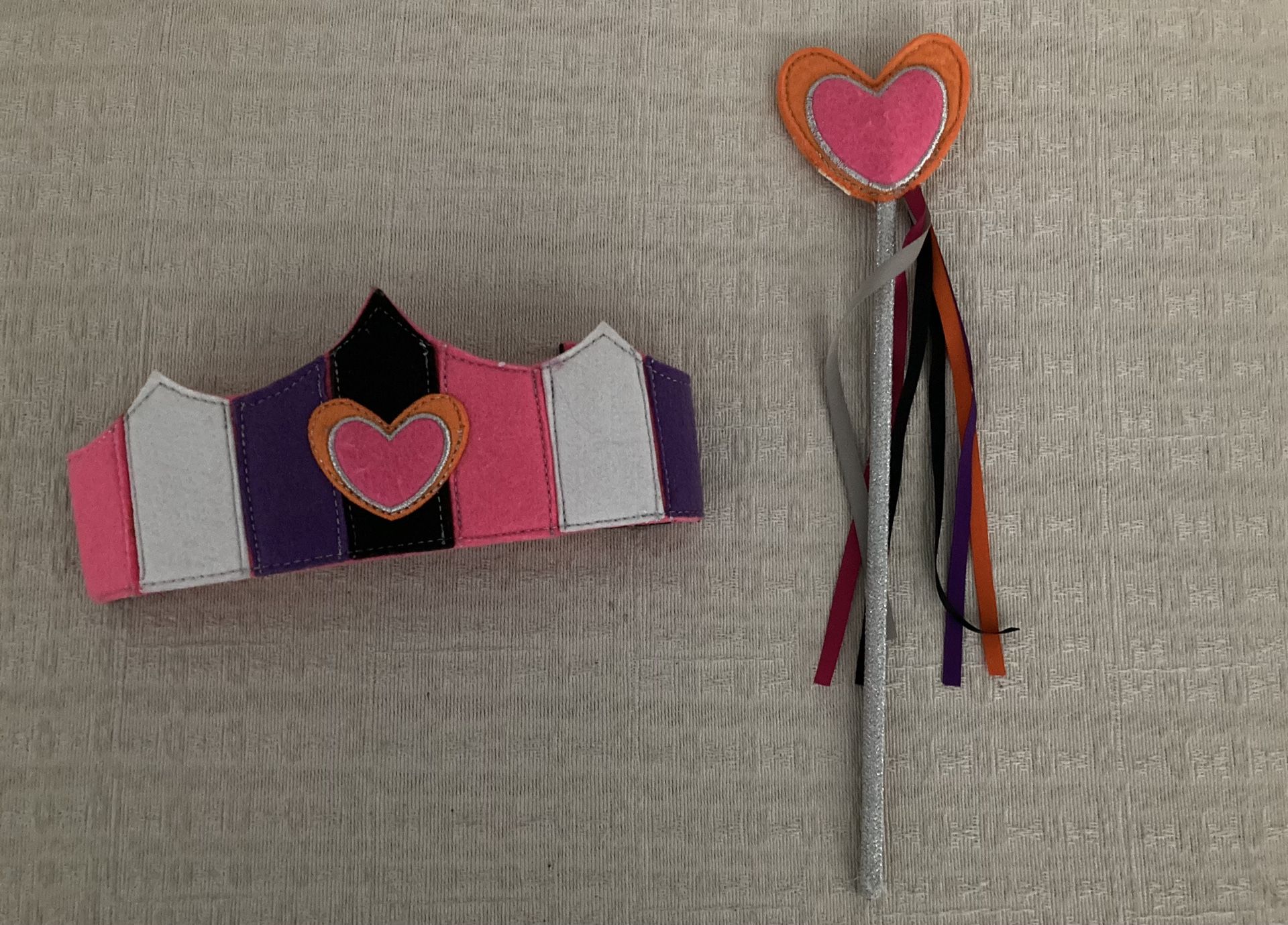 Crown And Wand Costume Accessory