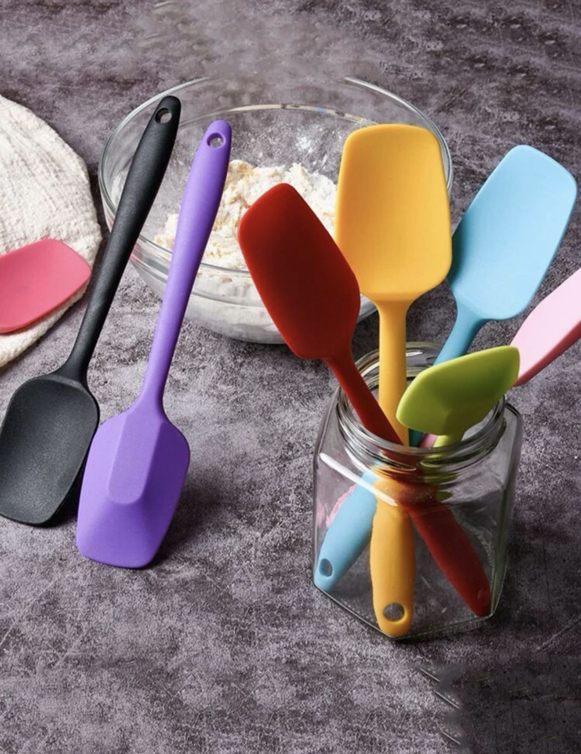 5 Pieces - Silicone Kitchen Spatula