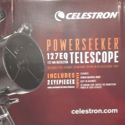50$ Celestron 127EQ Telescope 