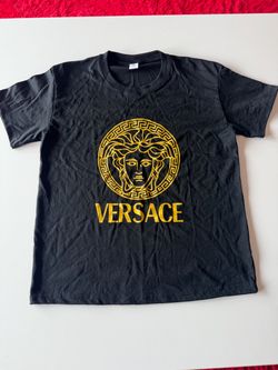 Men’s Medium Versace Medusa Logo Black T-Shirt