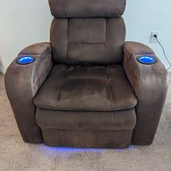 Recliner Electric With Lights, Arm Storage, ad USB
