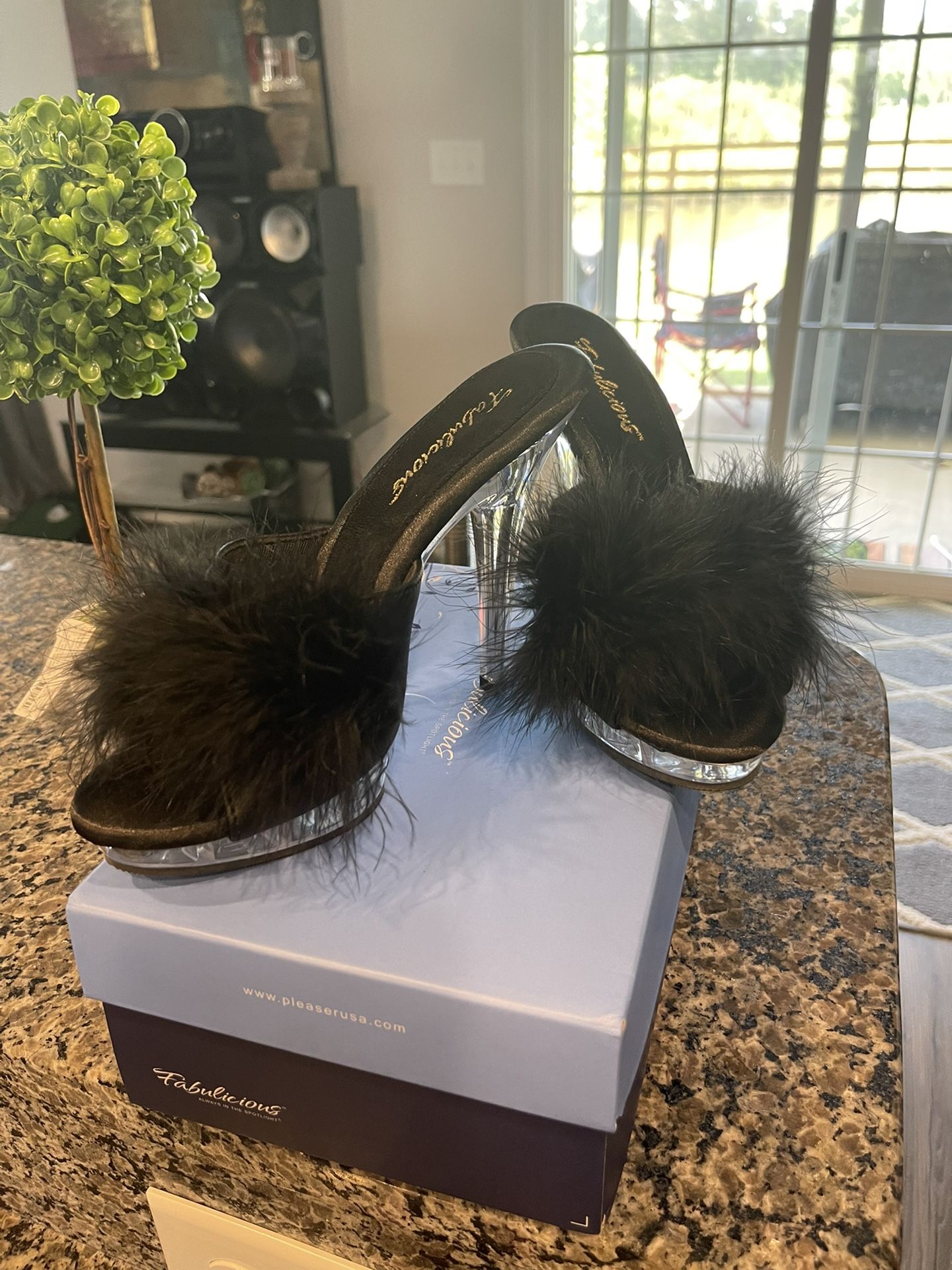 Womens Glass Heels