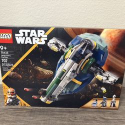 NEW - LEGO Star Wars 707-Piece Jango Fett's Starship Building Set (75433)