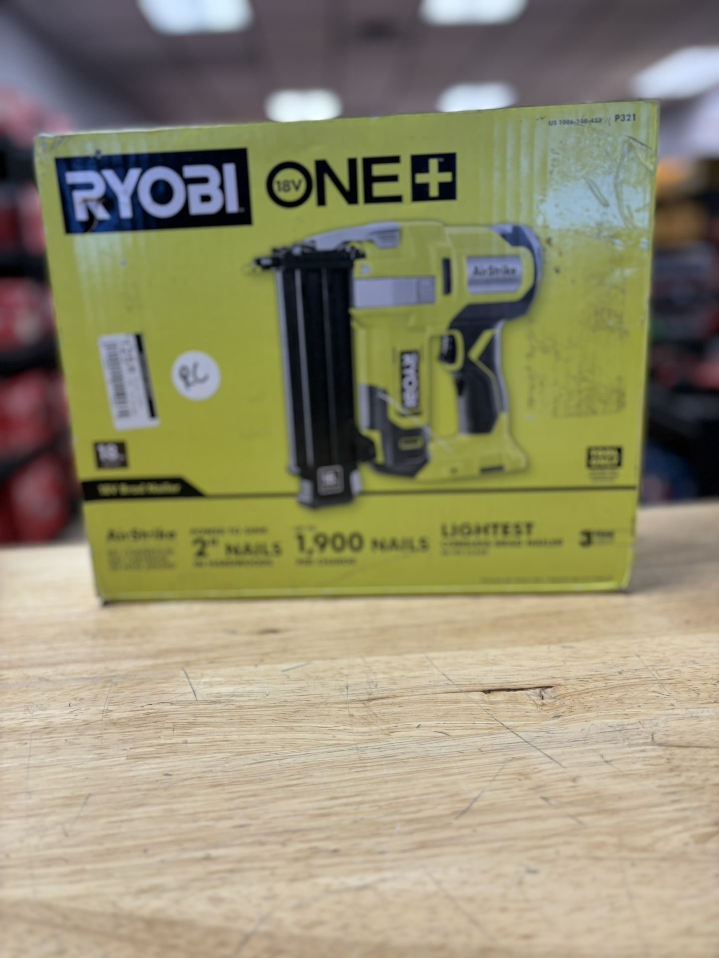 ONE+ 18V 18-Gauge Cordless AirStrike Brad Nailer (Tool Only)