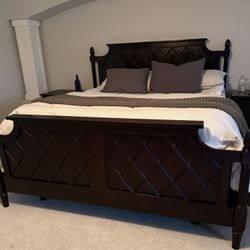 King Bed Frame Side Tables Dresser