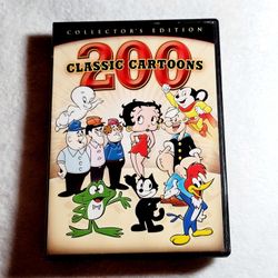 200 Classic Cartoons 4 Disc DVD Set 