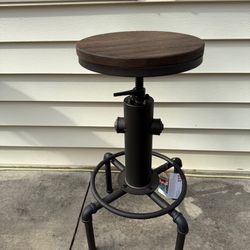 New, Firm, Lumisource Hydra Barstool, Black/Brown