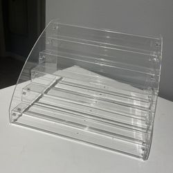 Acrylic Nail Polish Rack, Multi-Functional Acrylic Polish Holder, Clear esential Nail Polish Rack