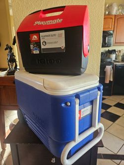 Igloo Playmate Elite & Wheelie Cool Cooler Set