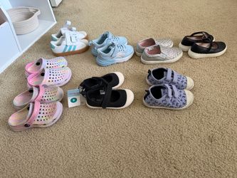 Girl Toddler Shoes - Size 7 -8