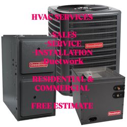 HVAC Services /HVAC UNITS/HEATING AND COOLING SERVICES 