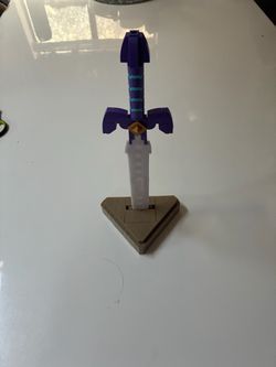 Custom LEGO-Style Master Sword & Pedestal Building Kit – Legend of Zelda
