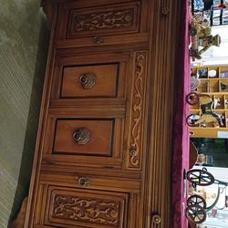 Cherry Side Table Vintage