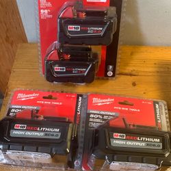 Milwaukee batteries 