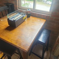 Kitchen Table With Fire Pit 