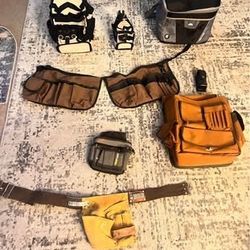 Tool bags and cooler (various prices)