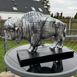 The Silver Buffalo Statue 