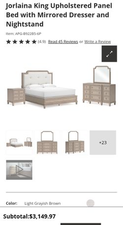 King Size Bedding Set – Like New, 6 Pieces – Fort Wayne, IN