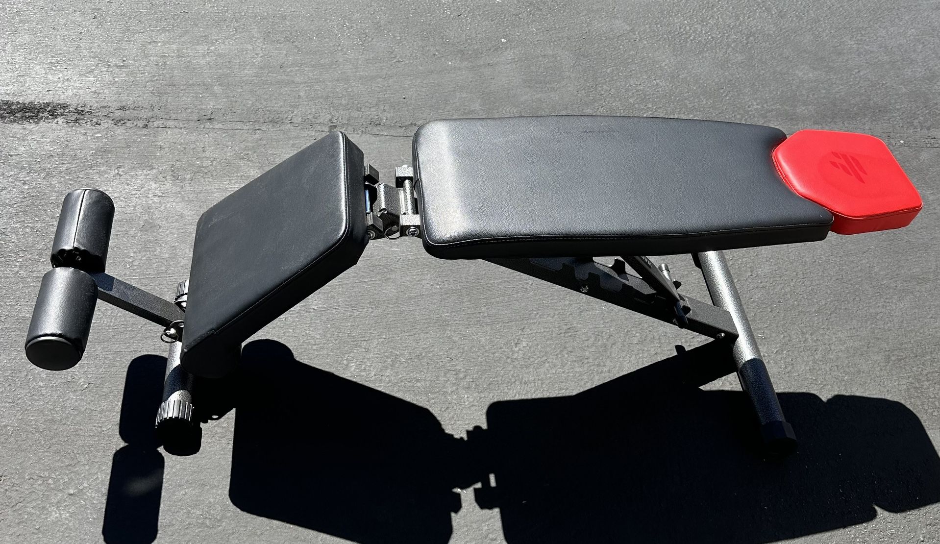 Finer Form 5-in-1 Weight Bench, Adjustable & Foldable for Bench Press, Strength Training and Full Body Workout