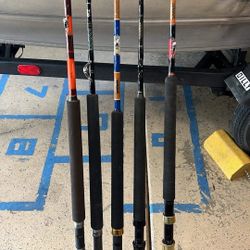 Ocean Trolling  Fishing Rods. 