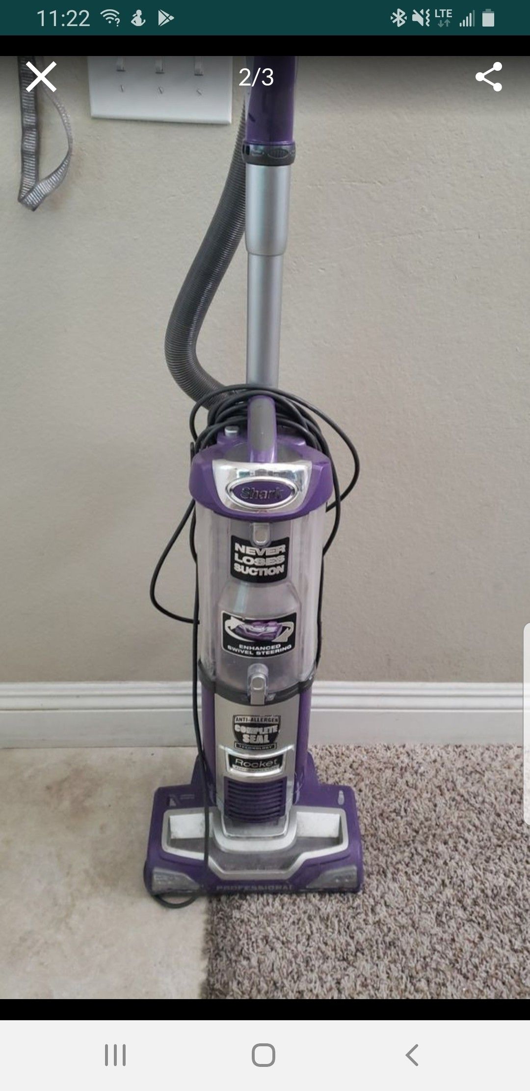 Shark vacuum