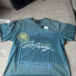 Paper Money Tshirt Size Large 100% Authentic 