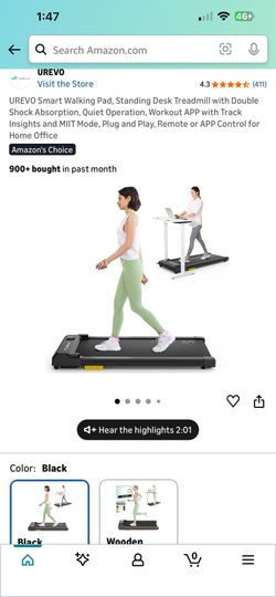 Standing treadmill