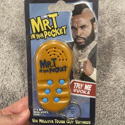 Signed Vintage Mr. T Keychain