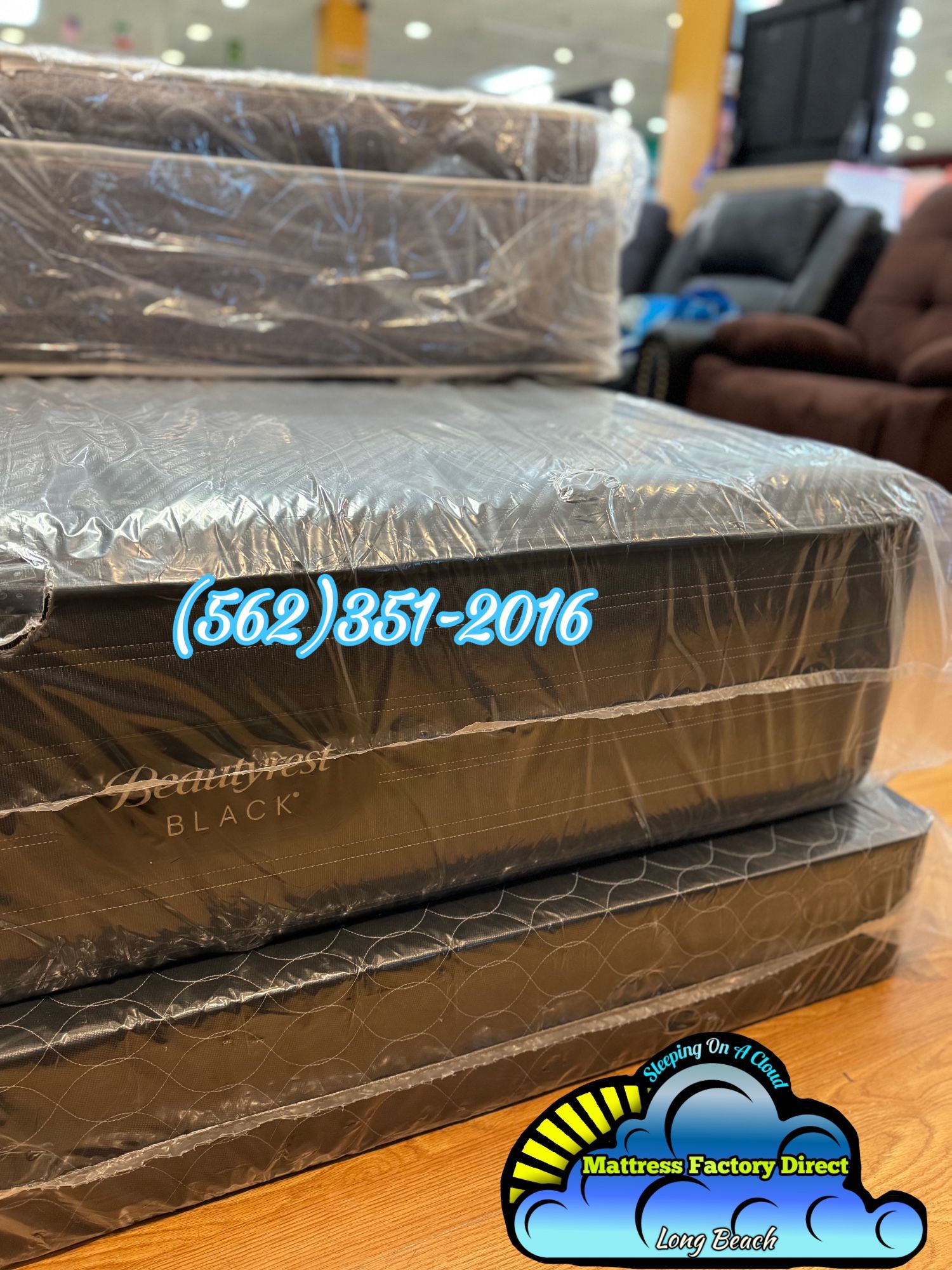 Beautyrest Black Queen Mattress And Box Set