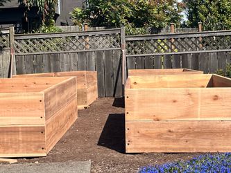 Custom Cedar planters