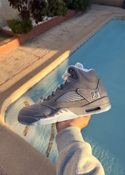 Jordan 5 wolf grey 2026 YOUTH size 6Y