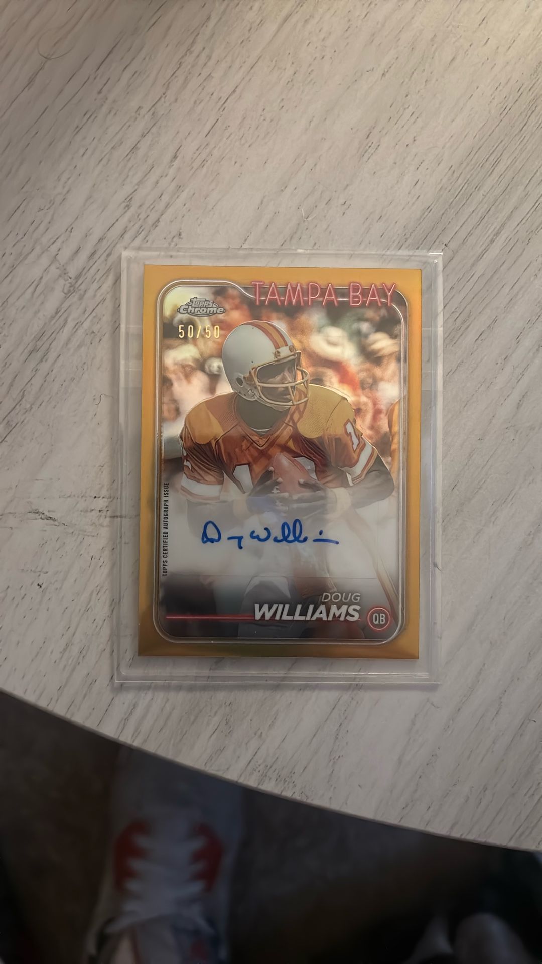 2024 Topps Chrome Gold 50/50 Doug Williams Auto