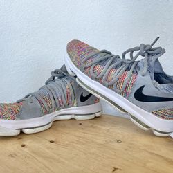 Nike KD 10 Multicolor Multi Color Basketball Shoes Men's Size 11 897815-900