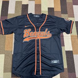 Joe burrow Black cincinnati Bengals Orange baseball jersey for Sale in  Grand Prairie, TX - OfferUp