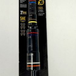 Klein Tools 652QS Quad-8 Deep-Well Heavy-Duty Impact Flip Sockets, SAE 8 Sizes 