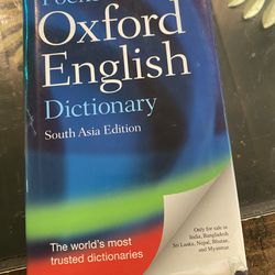 Pocket Oxford English Dictionary 