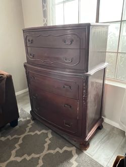 Dresser and Vanity Set