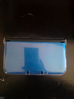 Modded Blue 3DS XL with Charger