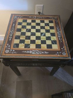 Antique table/chess board