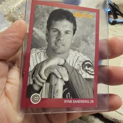 Ryne Sandberg Chicago Cubs Legend Baseball Cards Lot 
