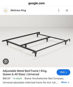 Heavy Duty Adjustable Metal Bed Frame | All Sizes King queen full twin