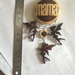 Car Charms , Handmade From Coconut Shells