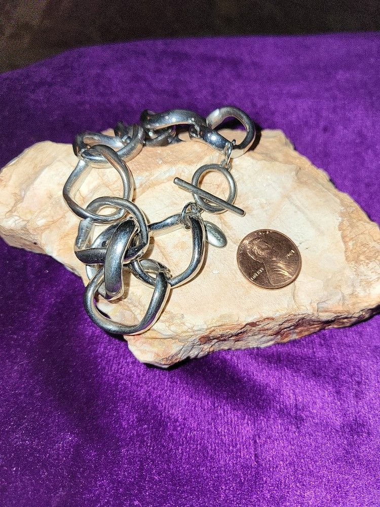 Gorgeous Silver Curb Link Bracelet 