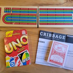 Games, Cribbage and Uno