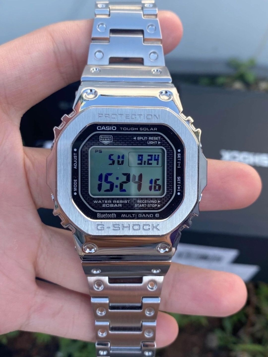 Casio GMW-B5000 Series Silver Watch GMWB5000GD-9