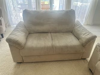 3-Piece IKEA Beige Sofa Couch set
